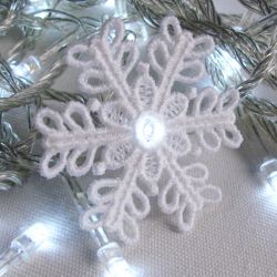FSL Christmas Snowflake Lights 09 machine embroidery designs