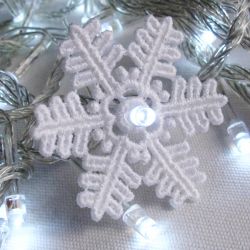 FSL Christmas Snowflake Lights 10 machine embroidery designs