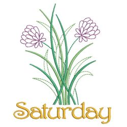 Days Of The Week Herbs 06(Lg) machine embroidery designs