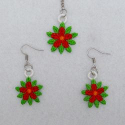 FSL Christmas Earrings And Pendant machine embroidery designs