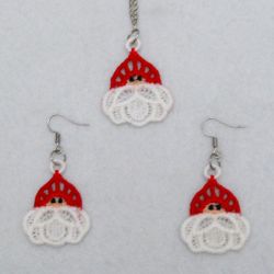 FSL Christmas Earrings And Pendant 09