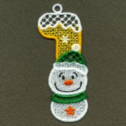 FSL Christmas Numbers machine embroidery designs