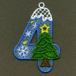 FSL Christmas Numbers 04 machine embroidery designs
