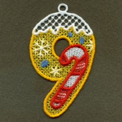FSL Christmas Numbers 09 machine embroidery designs
