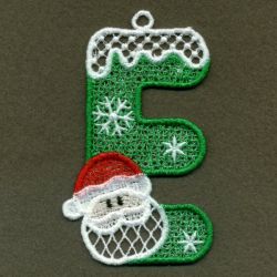 FSL Christmas Alphabet 05 machine embroidery designs
