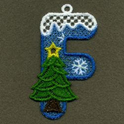 FSL Christmas Alphabet 06 machine embroidery designs