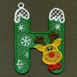 FSL Christmas Alphabet 08 machine embroidery designs