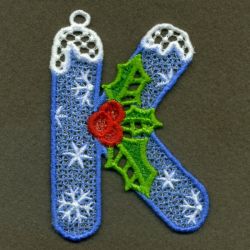 FSL Christmas Alphabet 11 machine embroidery designs