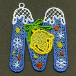 FSL Christmas Alphabet 13 machine embroidery designs