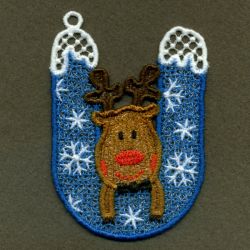 FSL Christmas Alphabet 21 machine embroidery designs