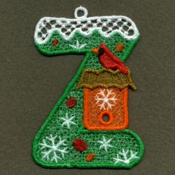 FSL Christmas Alphabet 26 machine embroidery designs