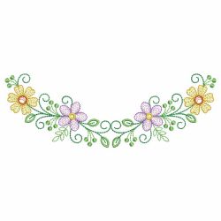 Vintage Floral Necklines 02 machine embroidery designs