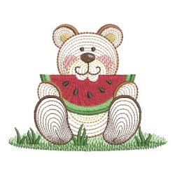 Rippled Adorable Bear 2 07(Md) machine embroidery designs
