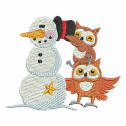 Winter Owl 05 machine embroidery designs