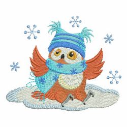 Winter Owl 06 machine embroidery designs