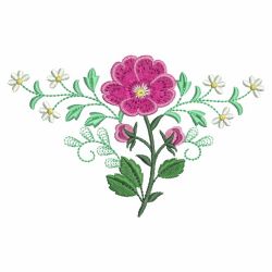 Gorgeous Flower Corner 09(Lg) machine embroidery designs