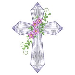 Easter Cross 02(Lg) machine embroidery designs
