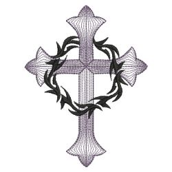 Easter Cross 04(Lg) machine embroidery designs