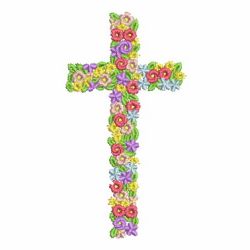 Easter Cross 15(Md) machine embroidery designs