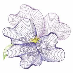 Rippled Flowers 2 02(Sm) machine embroidery designs