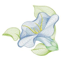 Rippled Flowers 2 08(Lg) machine embroidery designs