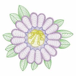 Rippled Flowers 2 10(Md) machine embroidery designs