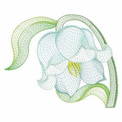 Rippled Flowers 2 12(Md) machine embroidery designs