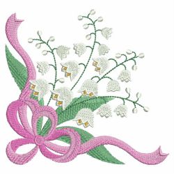 Lily Of The Valley 03(Lg) machine embroidery designs