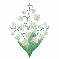Lily Of The Valley 07(Lg) machine embroidery designs