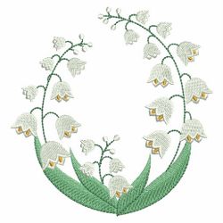 Lily Of The Valley 12(Md) machine embroidery designs