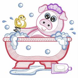 Bath Cuties 06(Md) machine embroidery designs