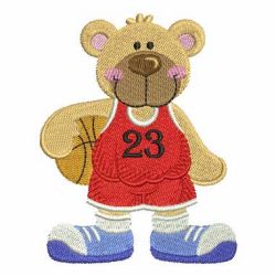 Sporty Bear 2 machine embroidery designs