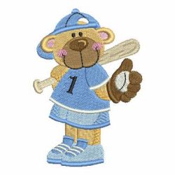 Sporty Bear 2 02 machine embroidery designs