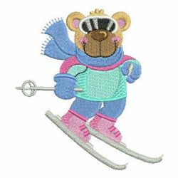 Sporty Bear 2 08 machine embroidery designs
