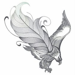 Sketched Wildlife 04(Md) machine embroidery designs