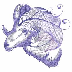 Sketched Wildlife 05(Md) machine embroidery designs
