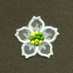 Organza Mini Flowers 02 machine embroidery designs