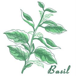 Kitchen Herbs 04(Sm) machine embroidery designs