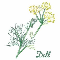 Kitchen Herbs 10(Md) machine embroidery designs