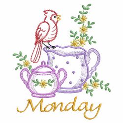 Days Of The Week Coffee Break 02(Md) machine embroidery designs