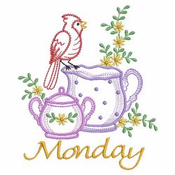 Days Of The Week Coffee Break 02(Sm) machine embroidery designs