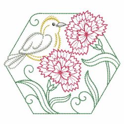 Vintage Birds And Blooms 04(Sm) machine embroidery designs