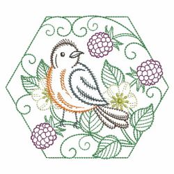 Vintage Birds And Blooms 10(Md) machine embroidery designs