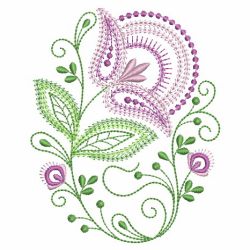 Jacobean Floral 2(Sm) machine embroidery designs