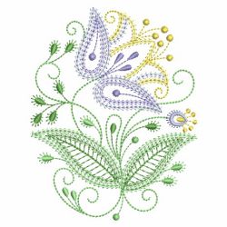 Jacobean Floral 2 02(Sm) machine embroidery designs