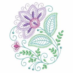 Jacobean Floral 2 05(Lg) machine embroidery designs