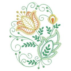 Jacobean Floral 2 06(Sm) machine embroidery designs