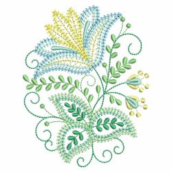Jacobean Floral 2 07(Sm) machine embroidery designs