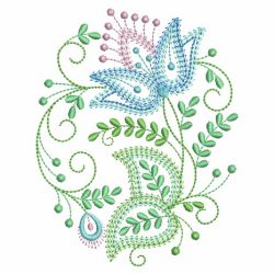 Jacobean Floral 2 10(Lg) machine embroidery designs