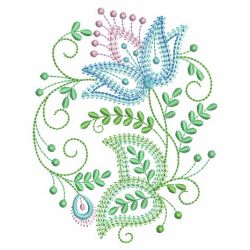 Jacobean Floral 2 10(Sm) machine embroidery designs